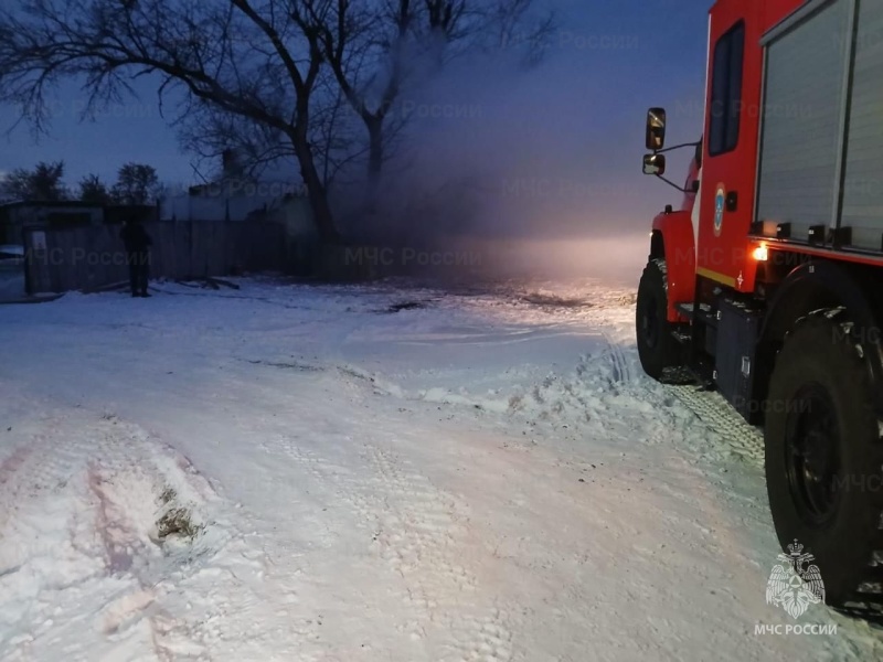 Пожар полностью ликвидирован в жилом доме с. Новоселье Купинского района