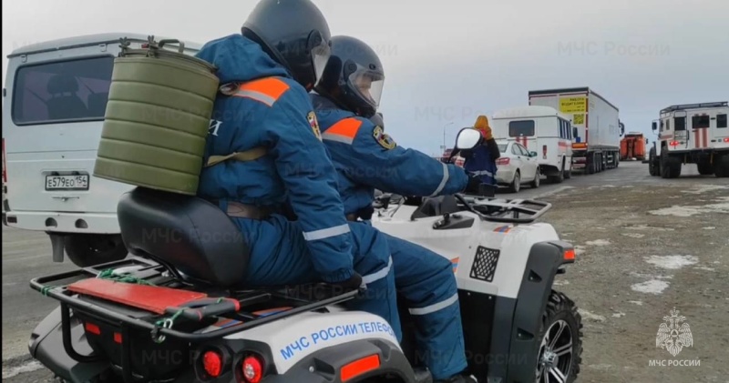 В Новосибирской области прошли межведомственные учения по ликвидации последствий снежных заносов на дорогах