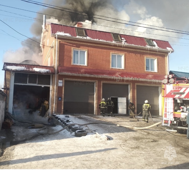 Пожар полностью ликвидирован в частном доме в Октябрьском районе