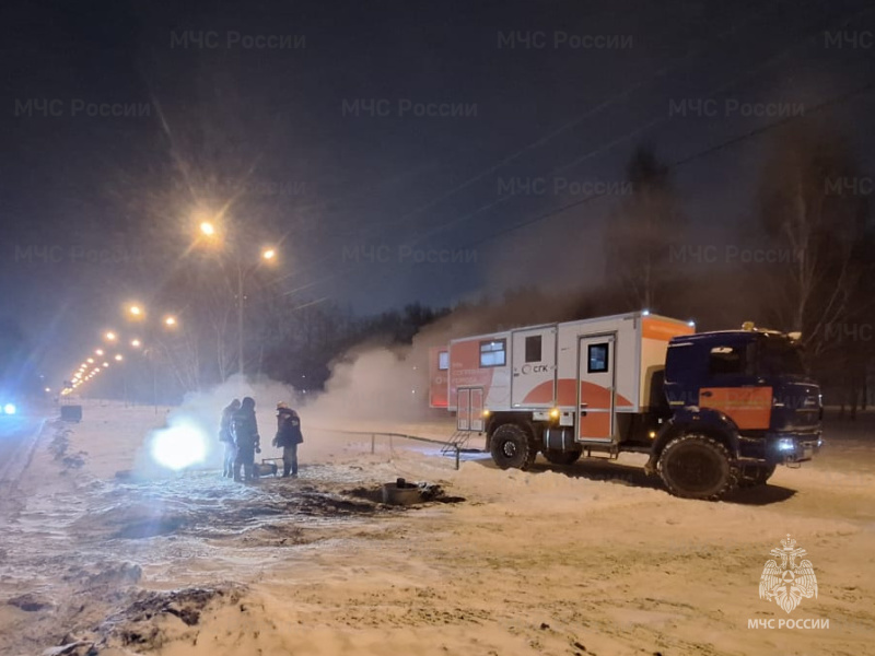 Аварийное нарушение теплоснабжения в Кировском районе г. Новосибирск