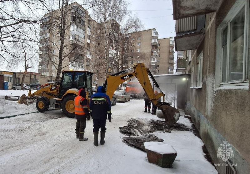 Теплоснабжение в Октябрьском районе г. Новосибирска восстановлено