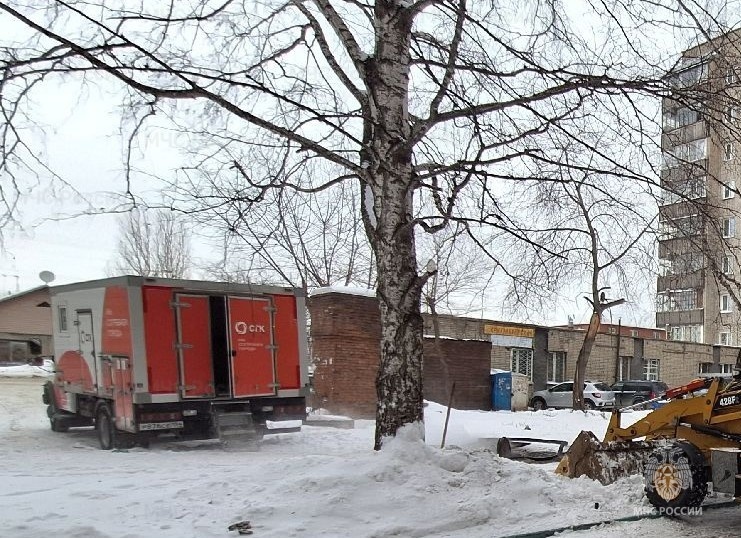 Аварийное нарушение теплоснабжения в Октябрьском районе г. Новосибирска