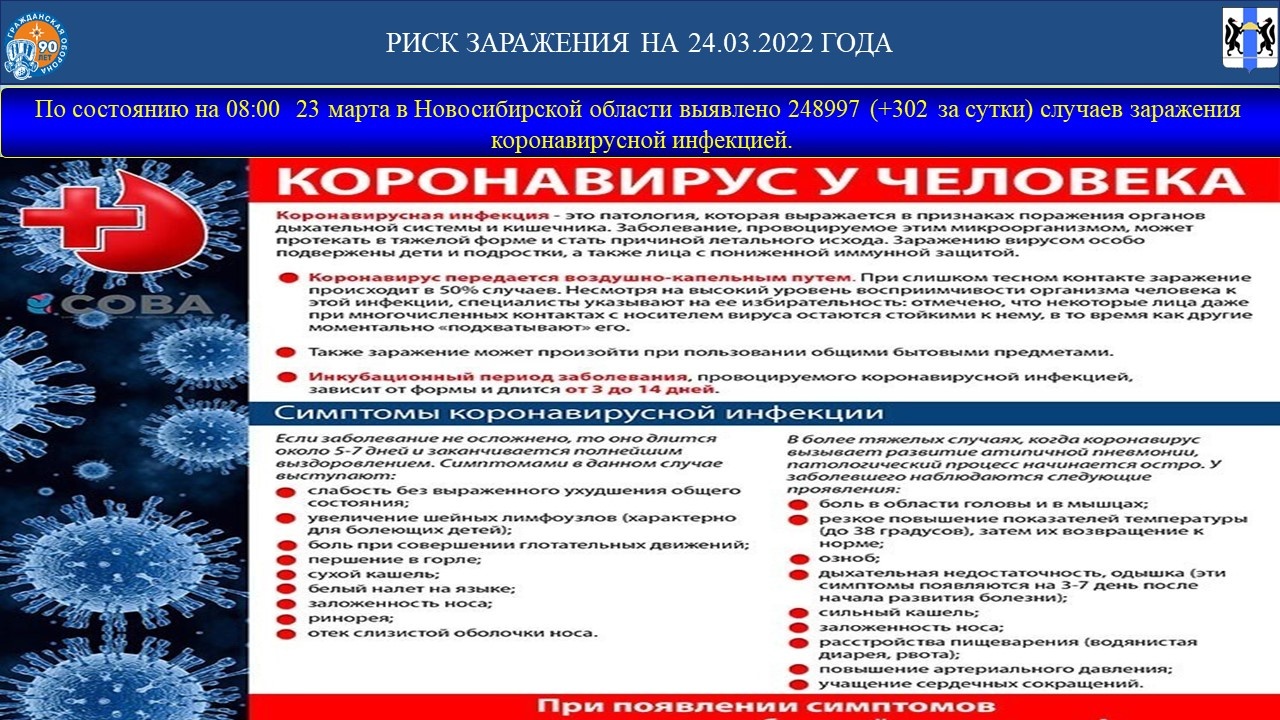 Оперативный прогноз возможных ЧС по Новосибирской области на 24 марта 2022  года. - Оперативная информация - Главное управление МЧС России по  Новосибирской области